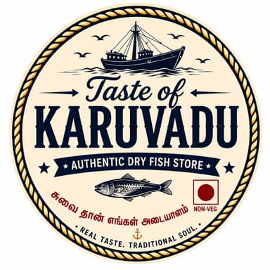 Taste of Karuvadu Founder Logo